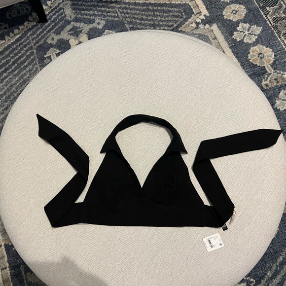 Free People size S NWT Black Evangelical 2 piece linen set - Picture 2 of 5